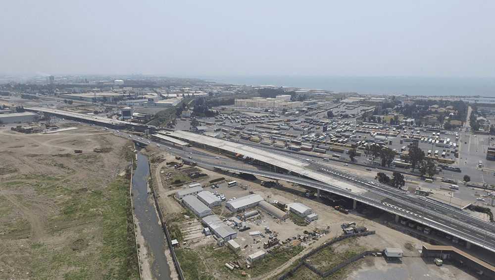 Mersin Seaport Cross Road's Bridge