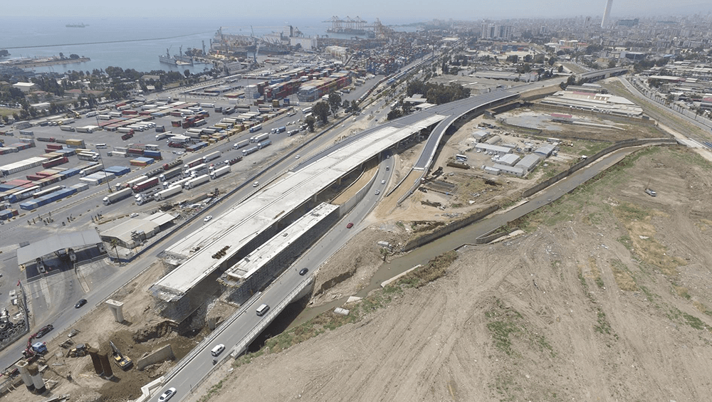 Mersin Seaport Cross Road's Bridge